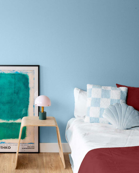 Wandfarbe Aqua Blue