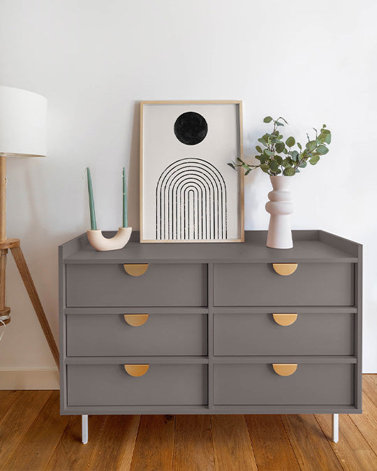 Kommode im Farbton Charcoal