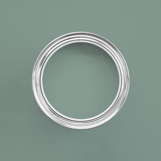 Farbton Duck Egg in einer geöffneten Dose von oben