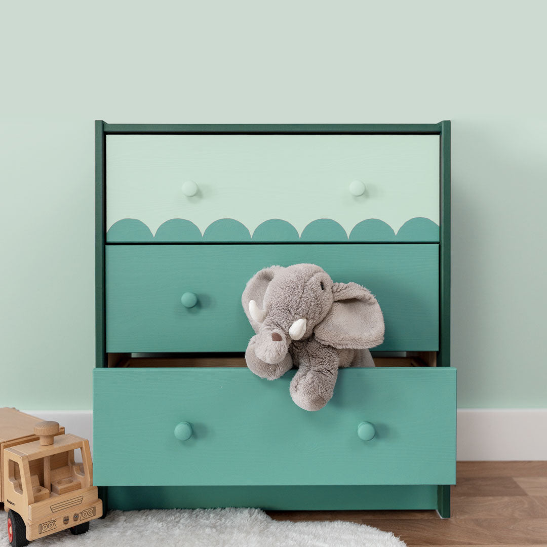 Kinderkommode in Grün