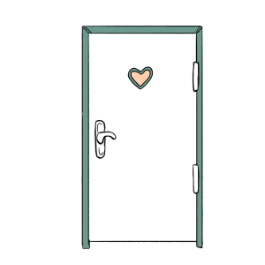 Icon mit einer Tür für das Projekt Türen streichen