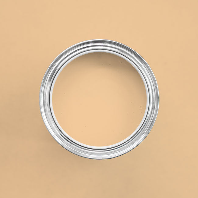 Farbton Peach in einer geöffneten Dose von oben