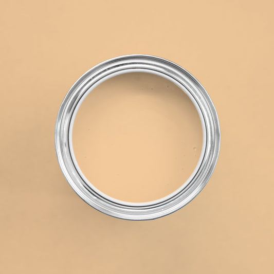 Farbton Peach in einer geöffneten Dose von oben