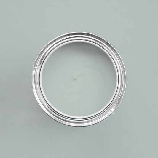 Farbton Sage in einer geöffneten Dose von oben