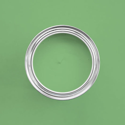 Farbton Venice Green in Dose von oben fotografiert