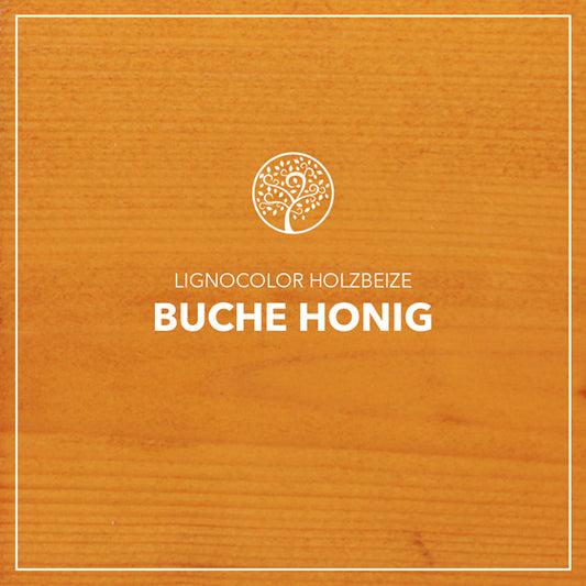 Holzbeize Buche Honig Farbtonbild