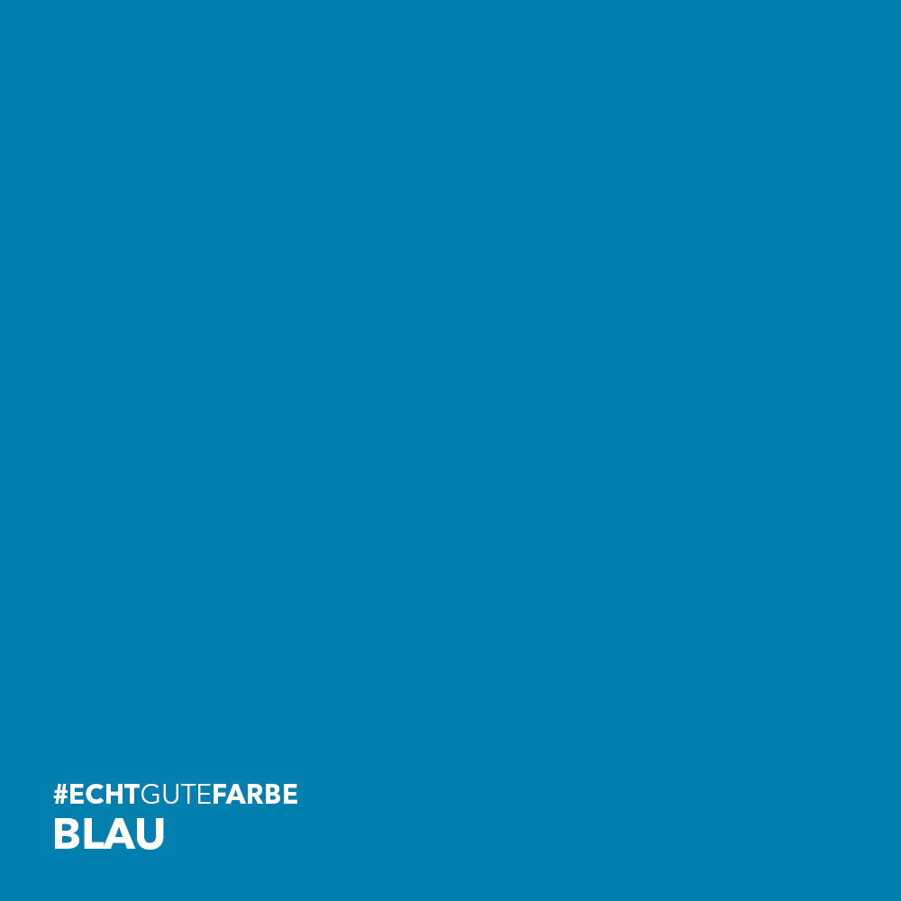 Farbtonbild des Lignocolor Farbtons Blau