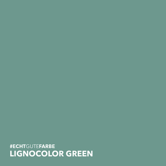 Farbtonbild des Lignocolor Farbtons Lignocolor Green