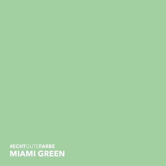 Farbtonbild des Lignocolor Farbtons Miami Green