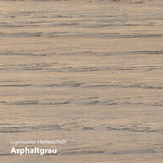 Farbtonbild des Hartwachsöl Asphaltgrau