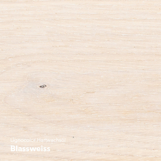 Farbtonbild des Hartwachsöl Blassweiss