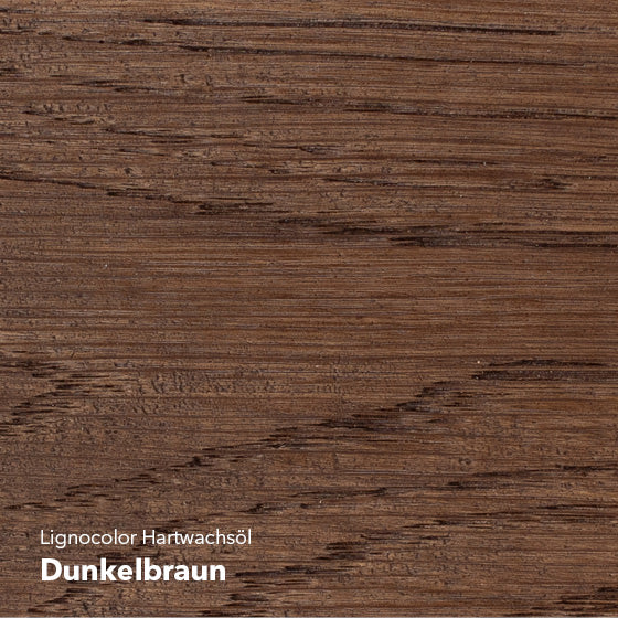 Farbtonbild des Hartwachsöl Dunkelbraun