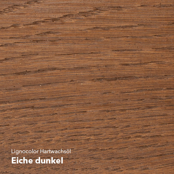 Farbtonbild des Hartwachsöl Eiche dunkel