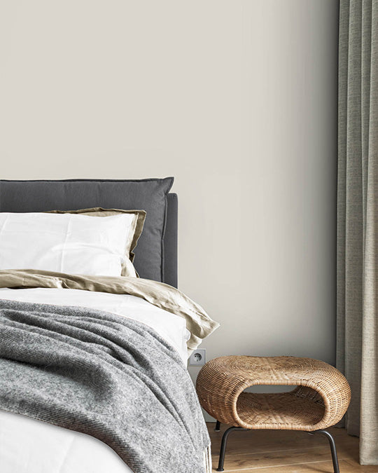 Schlafzimmer im hellen Grauton Ida´s Light Grey