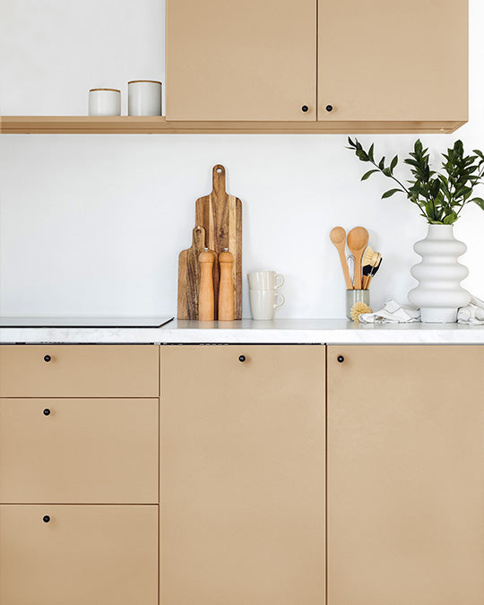 Küche im mittleren Beigeton Malaga Beige
