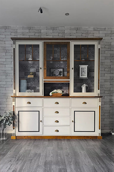 Möbel streichen - Buffet im gräulichen Beigeton African Beige