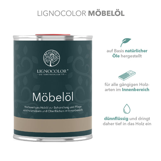 Eigenschaften des Lignocolor Möbelöls