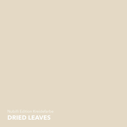 Sanftes, gelbstichiges Cremeweiss Dried Leaves aus der Nubilli Edition