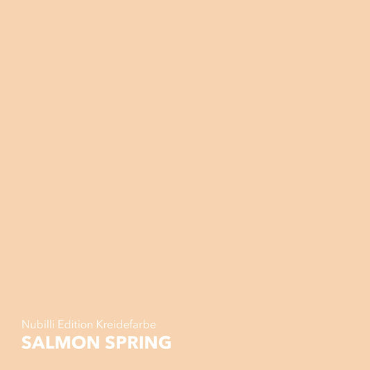 Sehr heller, deutlich gelblicher Lachs-Farbton Salmon Spring aus der Nubilli Edition