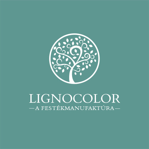 Logo des Partners Lignocolor Ungarn auf grünem Hintergrund