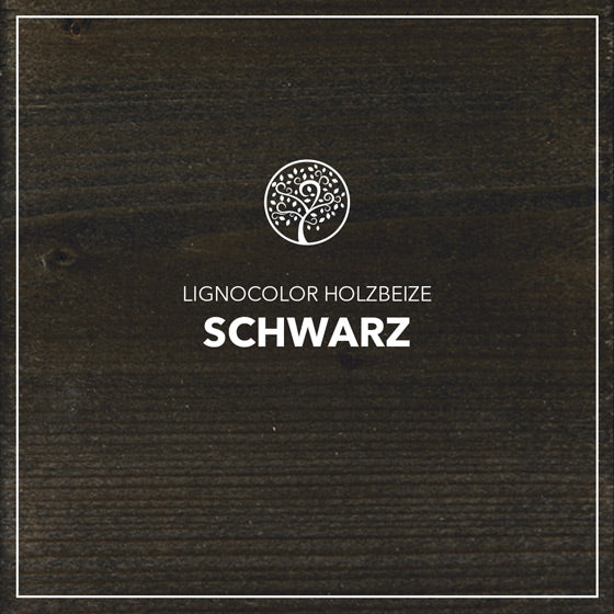 Holzbeize Schwarz Farbtonbild