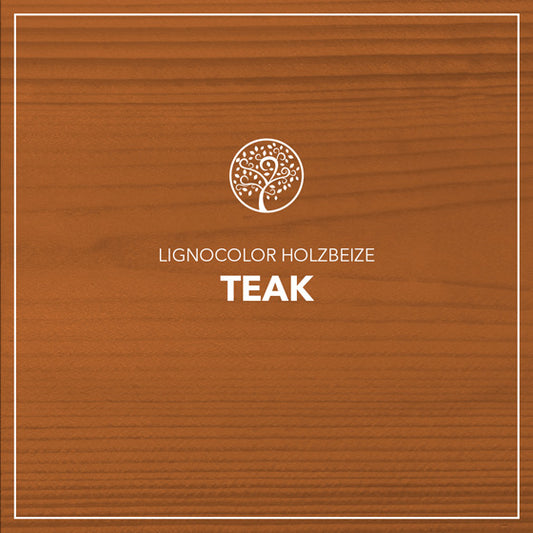 Holzbeize Teak Farbtonbild