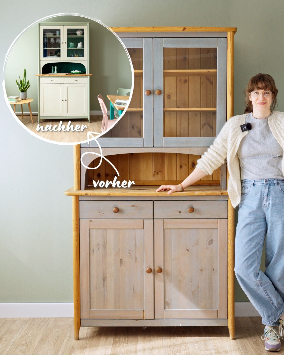 Möbel Makeover: Altes Küchenbuffet streichen & neu gestalten – Lignocolor