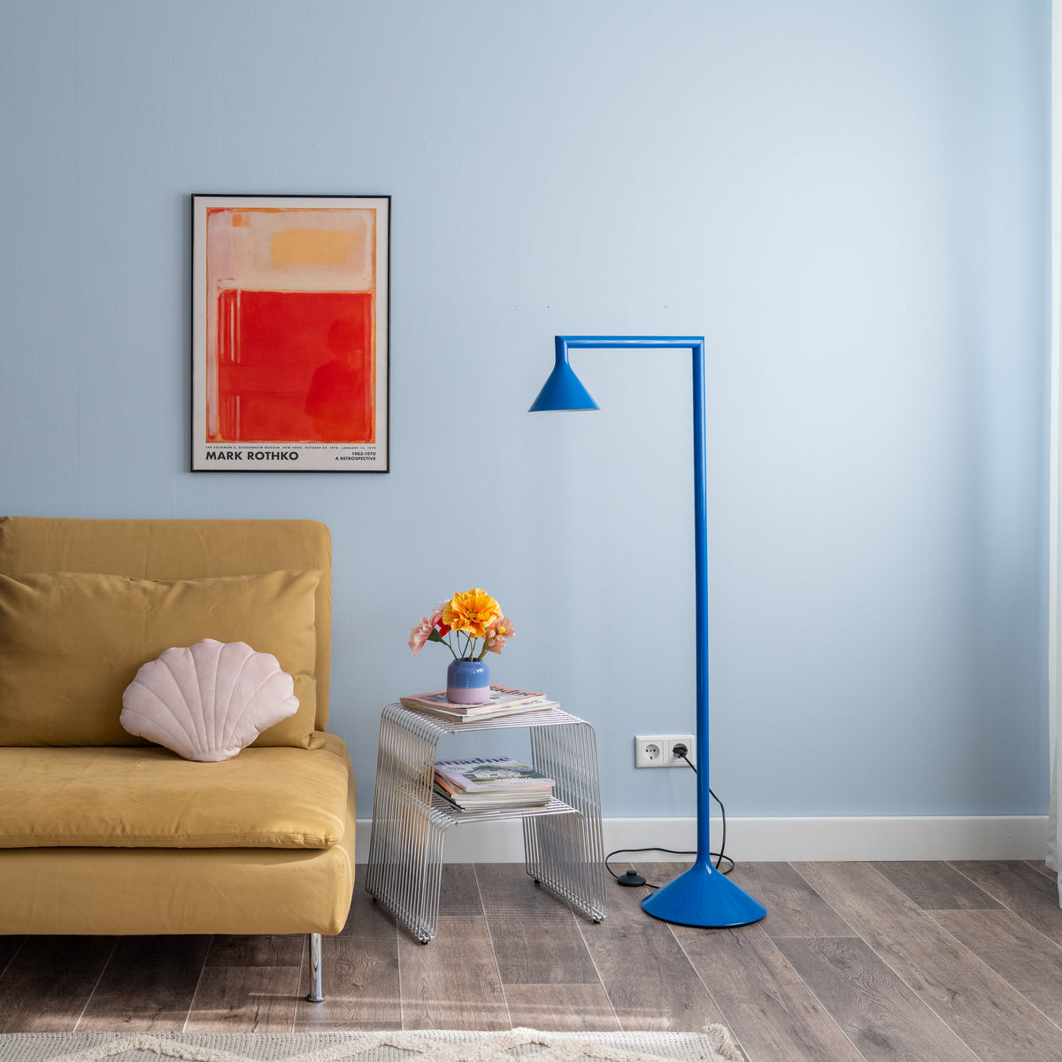 Wandfarbe Baby Blue