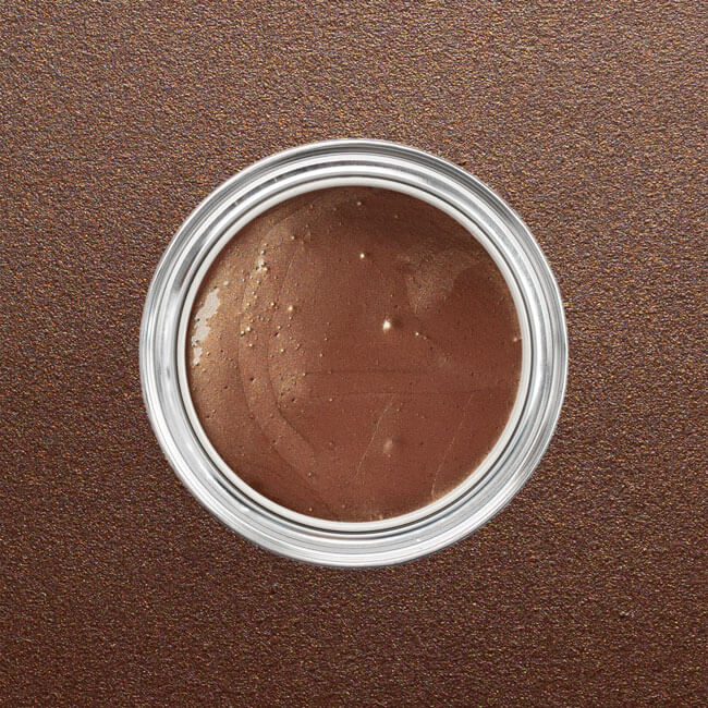Farbton English Bronze in einer geöffneten Dose von oben