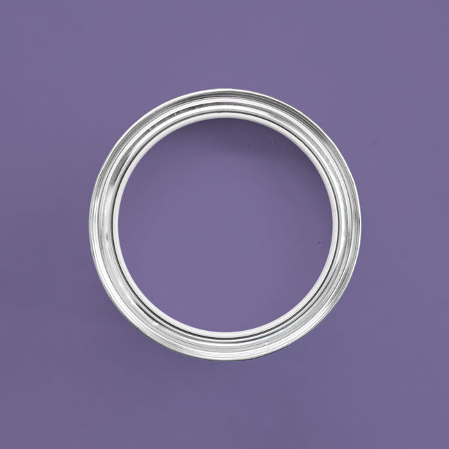 Farbton Lavendel in einer geöffneten Dose von oben