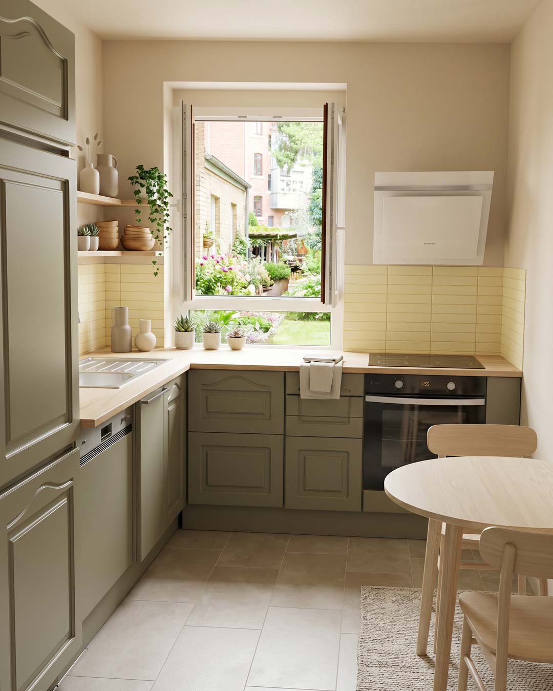 Abwaschbare Wandfarbe in Beige