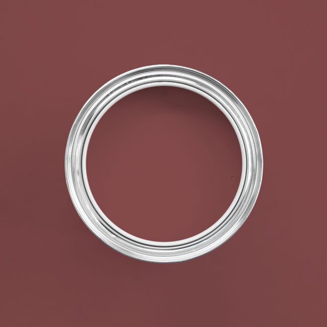 Holzfarbe außen London Red in einer geöffneten Dose von oben