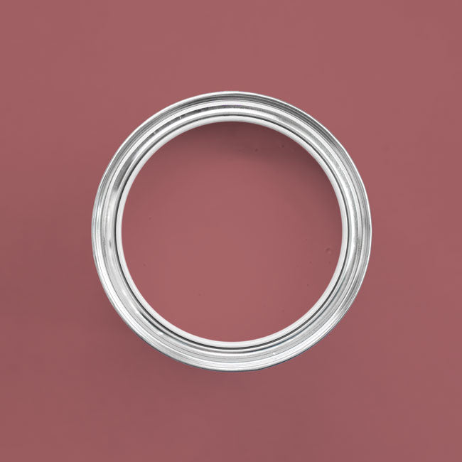 Holzfarbe außen in Dose von oben fotografiert