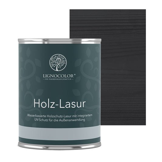 Lignocolor Holzlasur für Außen Anthrazit Grau