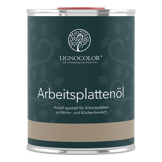 Dose des Lignocolor Arbeitsplattenöls.