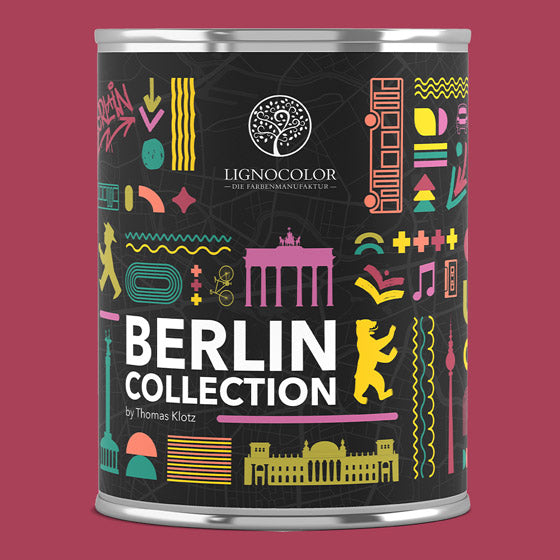 Farbton Funky Fuchsia mit Dose der Berlin Collection