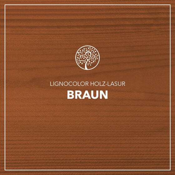Lignocolor Holzlasur für Außen Braun