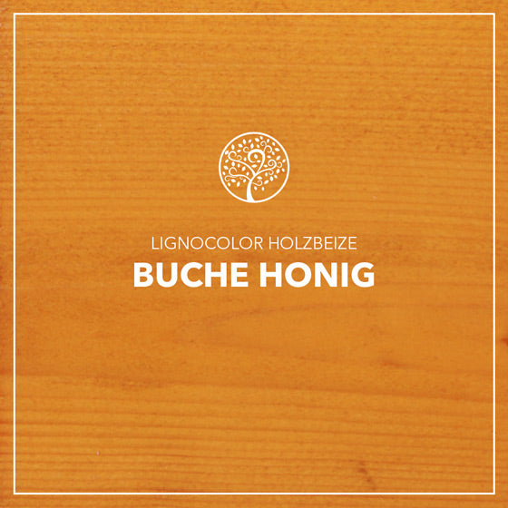 Holzbeize Buche Honig Farbtonbild