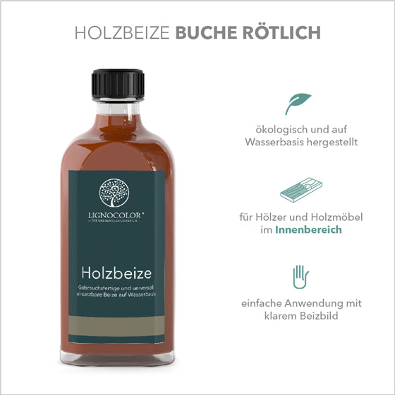 Holzbeize Buche rötlich Eigenschaften