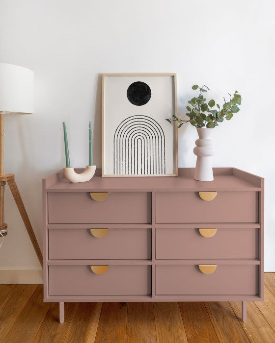Kommode im Farbton Dusty Bloom