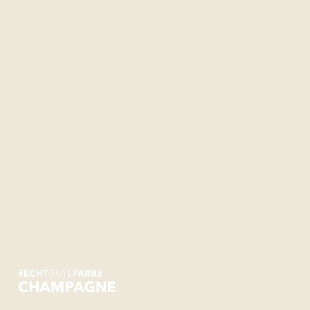 Wandfarbe Champagne