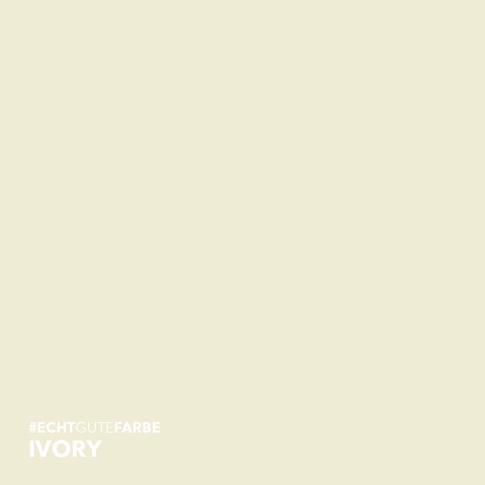 Wandfarbe Ivory