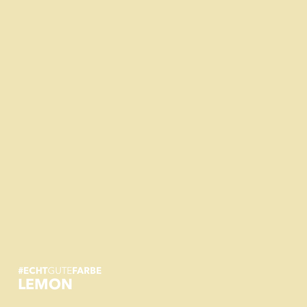 Wandfarbe Lemon