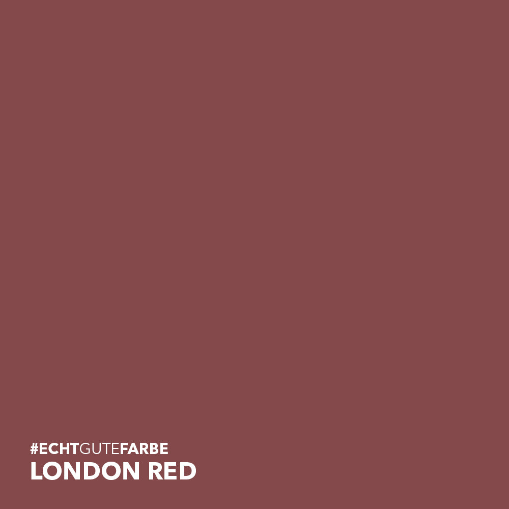 Wandfarbe London Red