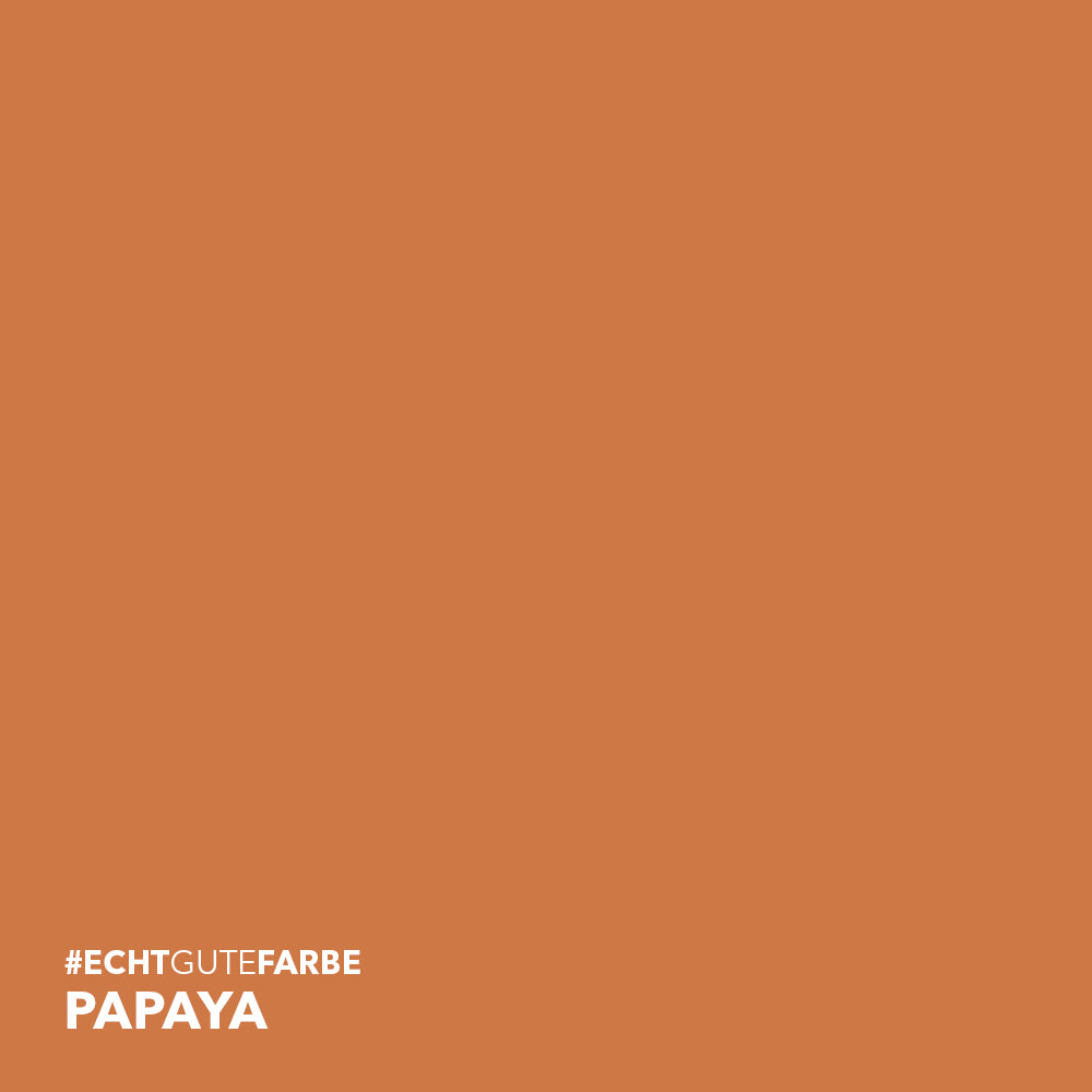 Farbtonbild des Lignocolor Farbtons Papaya