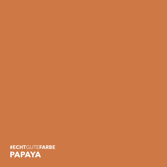 Farbtonbild des Lignocolor Farbtons Papaya