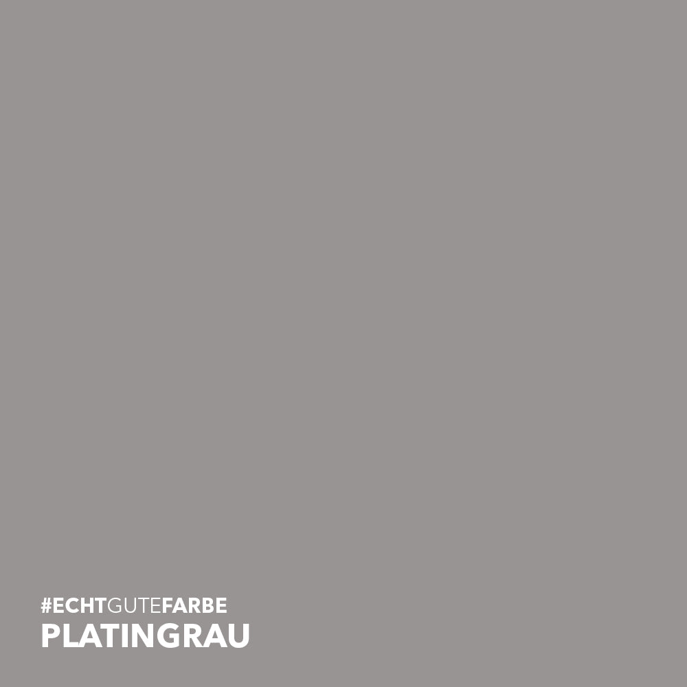 Wandfarbe Platingrau