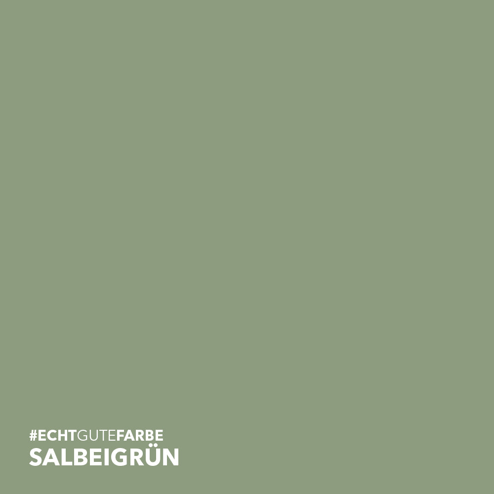 Wandfarbe Salbeigrün