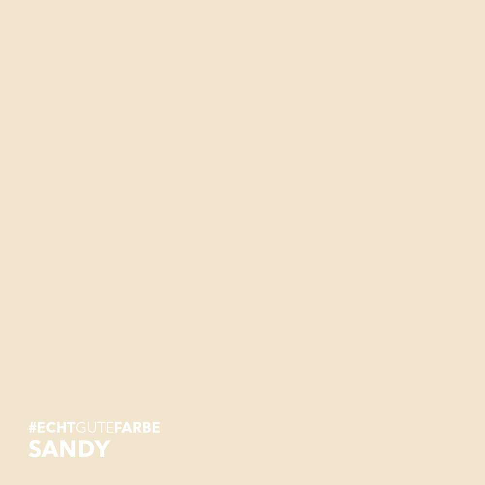 Wandfarbe Sandy