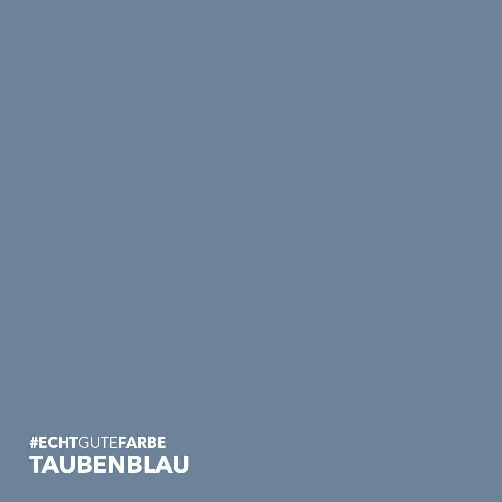 Holzfarbe außen Taubenblau